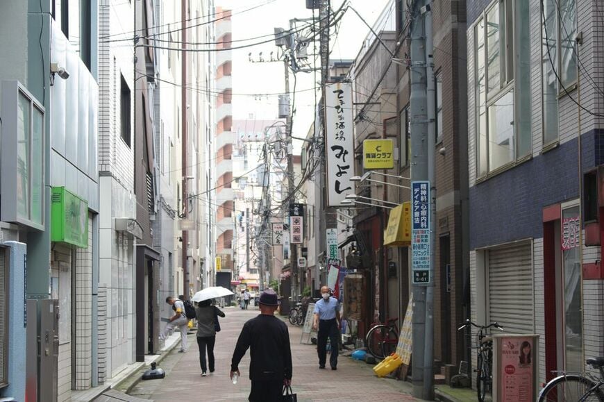 そうそう、こういう街並みを求めていたのだ（筆者撮影）