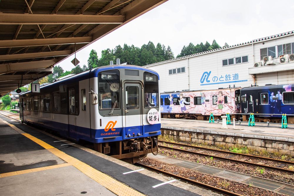 のと鉄道の車両（筆者撮影）