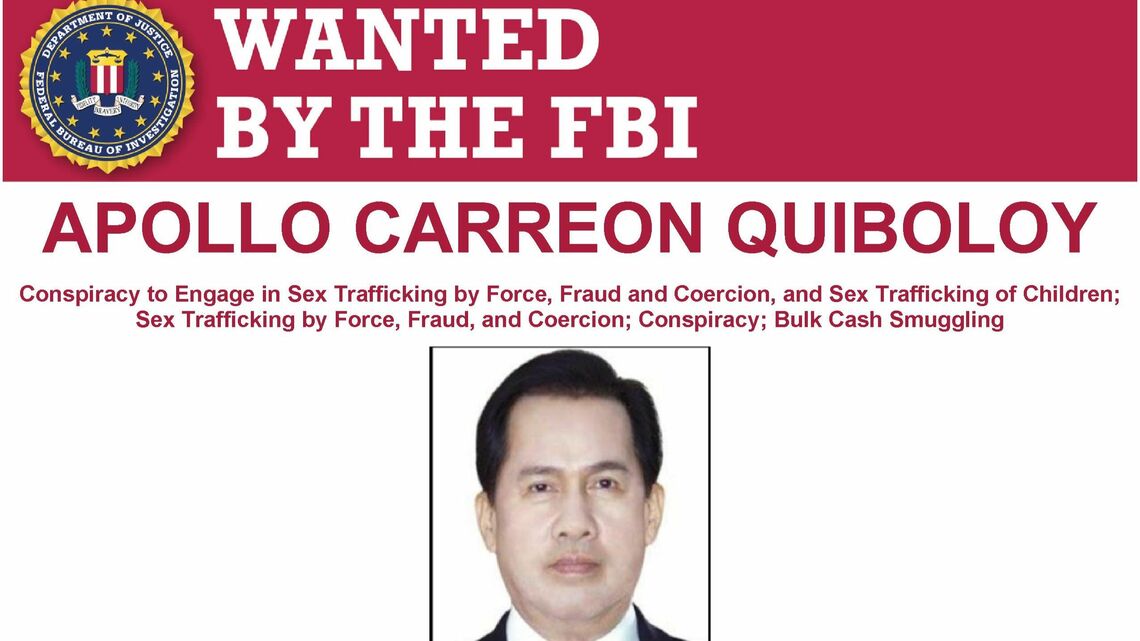 アメリカ連邦捜査局から逮捕状が出たフィリピンの新興宗教の教祖、アポロ・キボロイ氏。フィリピンの前大統領ドゥテルテ氏とずぶずぶの関係にある(写真・FBIのホームページから)