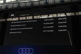 アウディ「A6 e-tron」シリーズおよび発表会の様子（写真：三木 宏章）