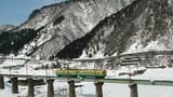 富山地方鉄道は、立山線岩峅寺ー立山間について2026年の廃線を示唆。冬は観光客の利用が激減する（2008年、筆者撮影）