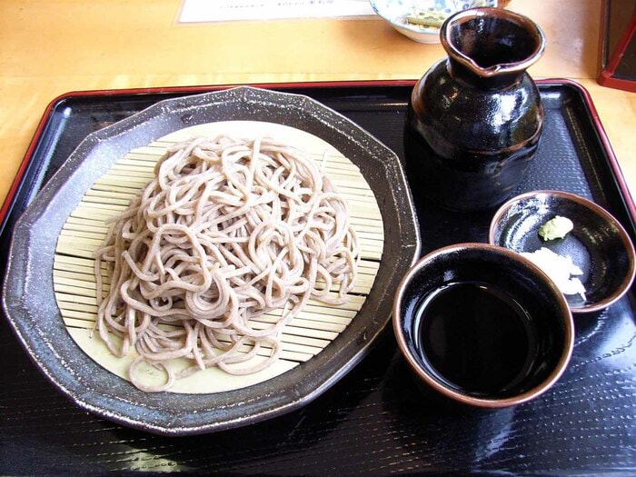 大白川駅で食べられるそば