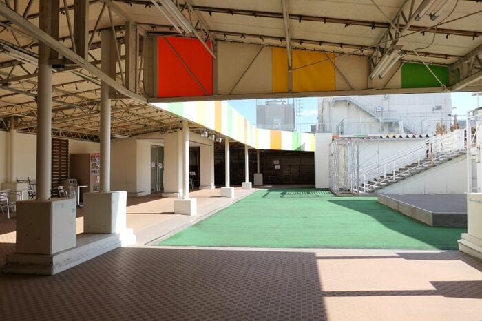 屋上憩いの広場