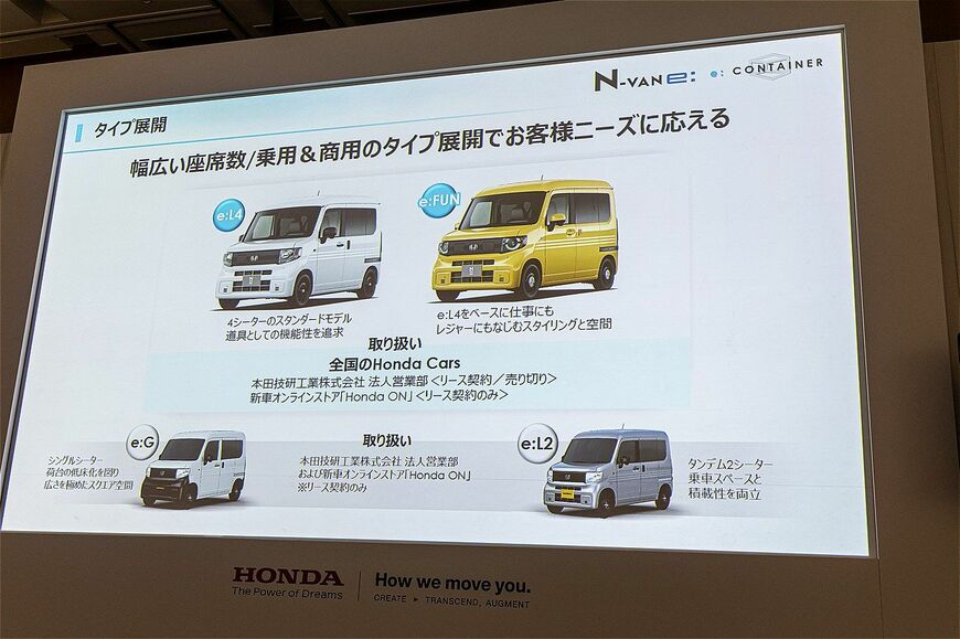 N-VAN e:発表取材会の様子（写真：三木宏章）