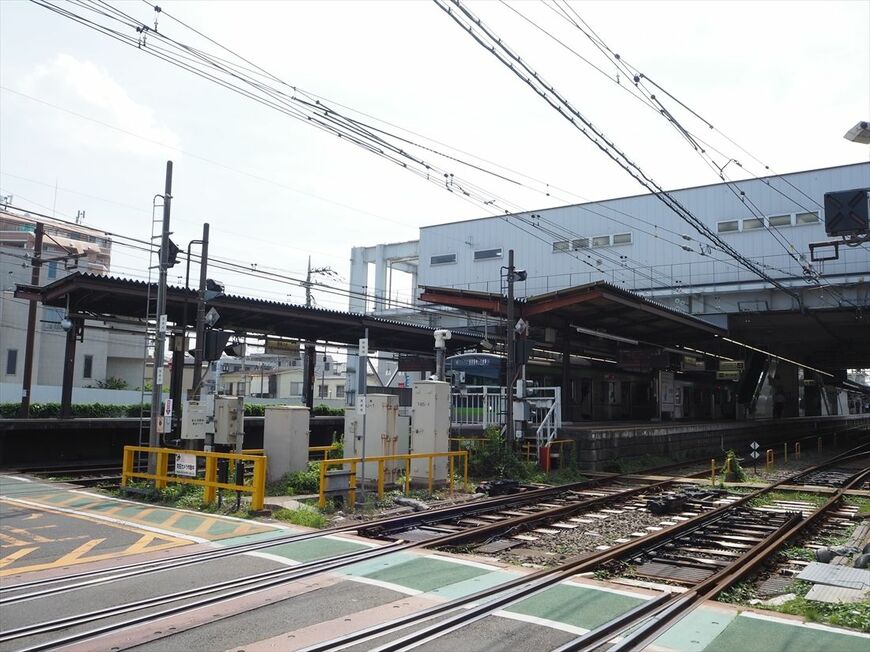 現在の桜上水駅（記者撮影）