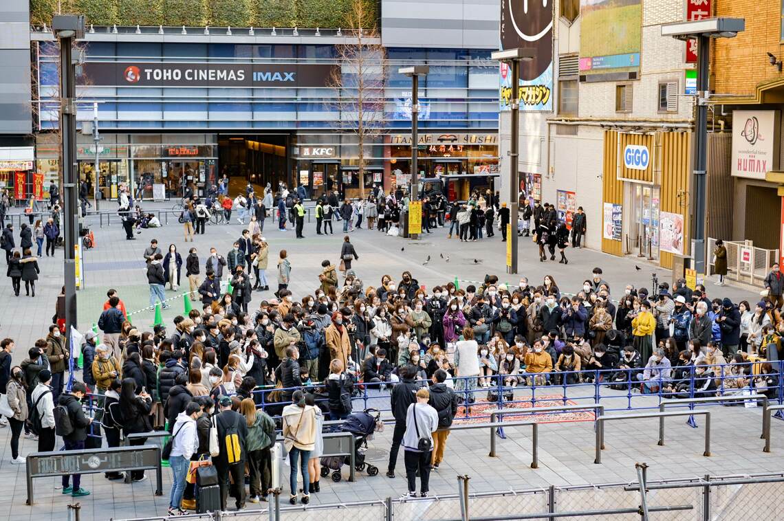 シネシティ広場では定期的に音楽イベントが行われている（写真：落合由香さん提供 ）