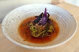 前菜は蕎麦（筆者撮影）
