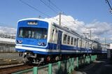 台北メトロと友好協定を結んだ伊豆箱根鉄道（静岡県）の電車（編集部撮影）