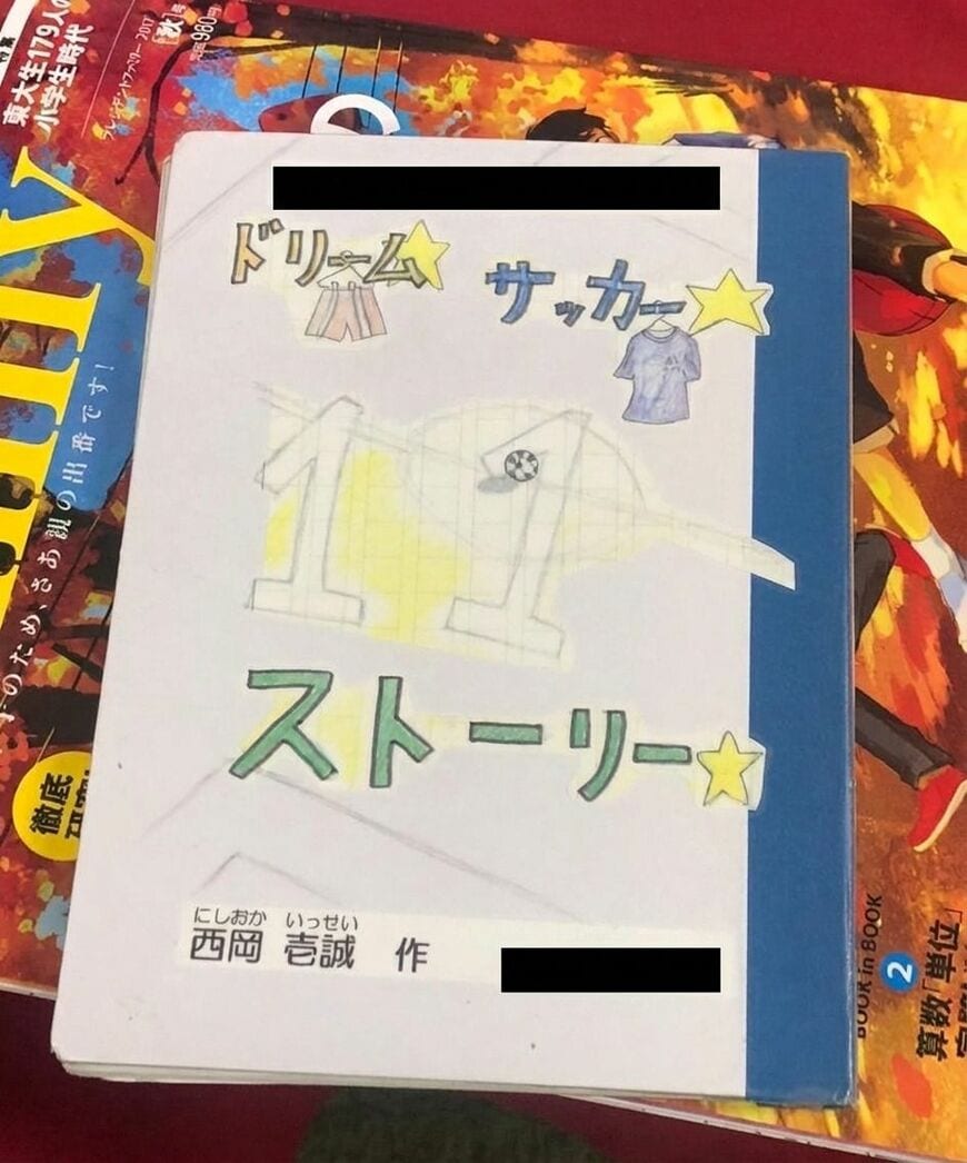 小学生の時に書いた小説