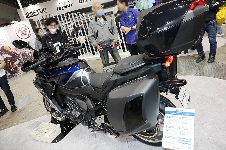 ヤマハ「トレーサー9GT+ Y-AMT」（筆者撮影）