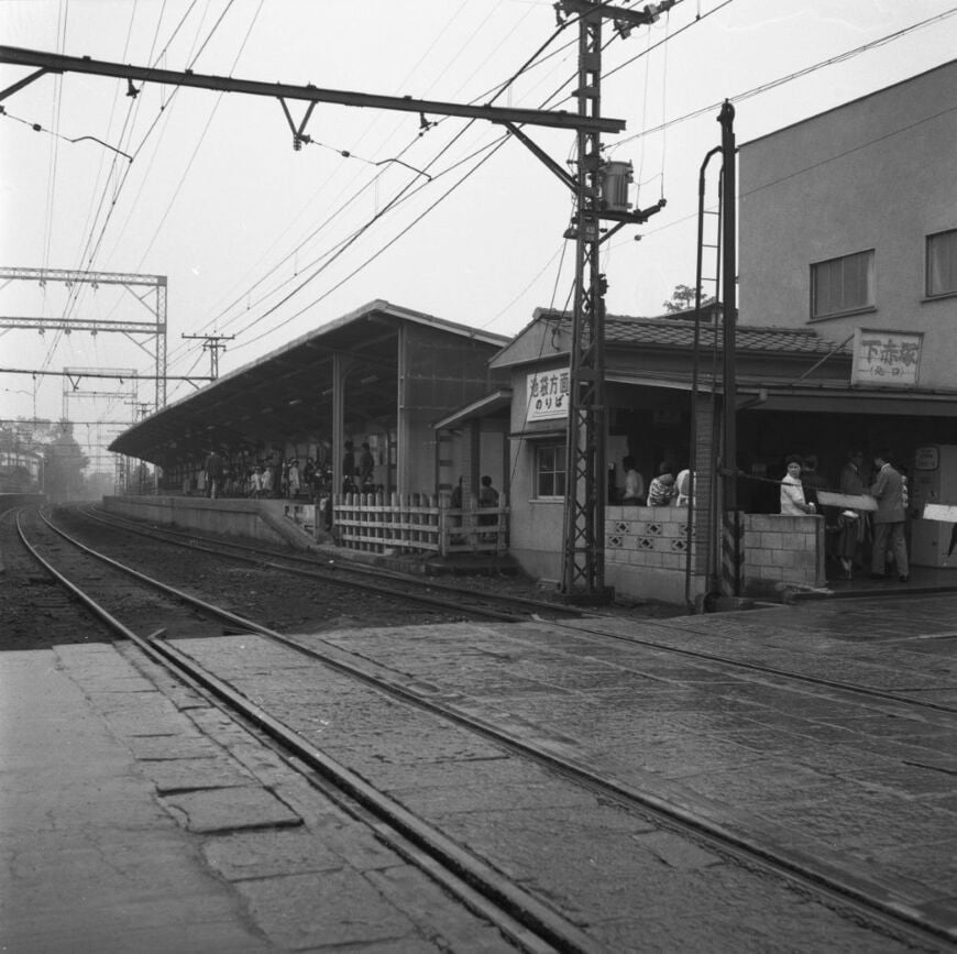 下赤塚駅北口　昔の写真　1963年頃