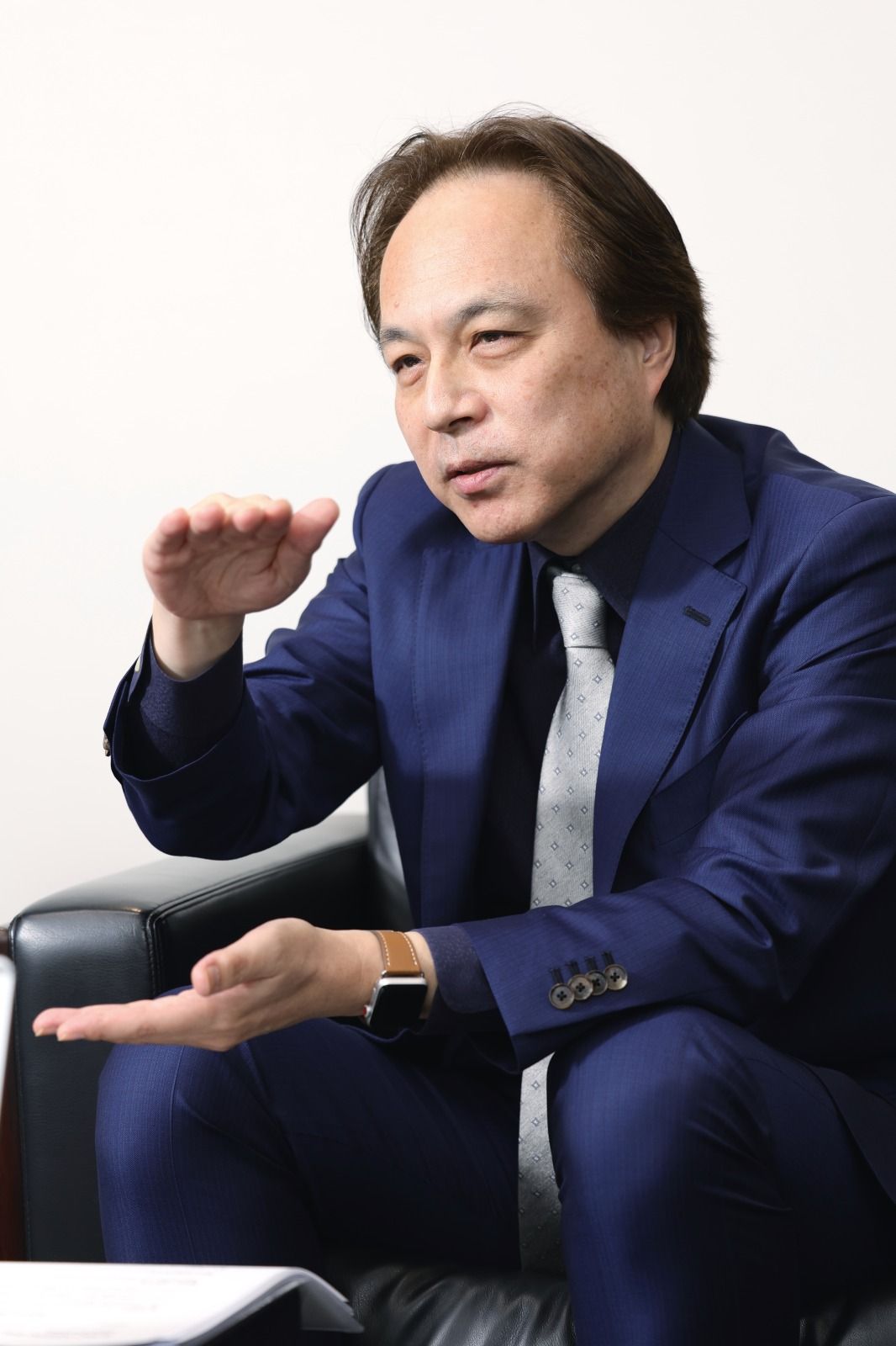 竹崎 忠（たけざき・ただし）／トムス・エンタテインメント社長。1964年生まれ。1987年関西大学工学部卒業。CSK（現SCSK）を経て、1993年にセガへ入社し、PRやマーケティング、キャラクター・映像ビジネスに従事。2008年から子会社のトムスで社外取締役を務め、2015年に移籍。国内事業本部長などを歴任し、2019年4月より現職（撮影：尾形文繁）