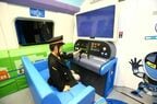 「プラレールカー」の車内