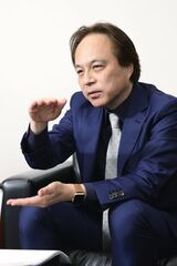 竹崎 忠（たけざき・ただし）／トムス・エンタテインメント社長。1964年生まれ。1987年関西大学工学部卒業。CSK（現SCSK）を経て、1993年にセガへ入社し、PRやマーケティング、キャラクター・映像ビジネスに従事。2008年から子会社のトムスで社外取締役を務め、2015年に移籍。国内事業本部長などを歴任し、2019年4月より現職（撮影：尾形文繁）