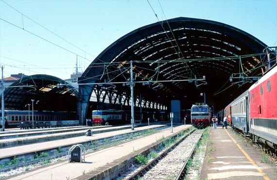 1995年のミラノ中央駅