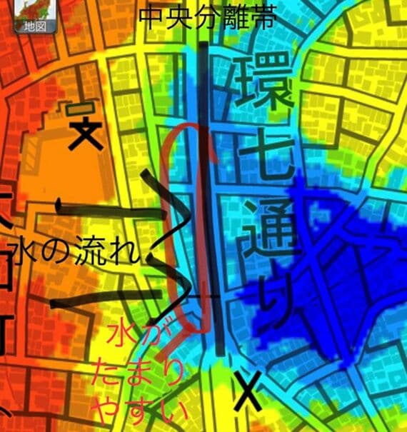 標高図