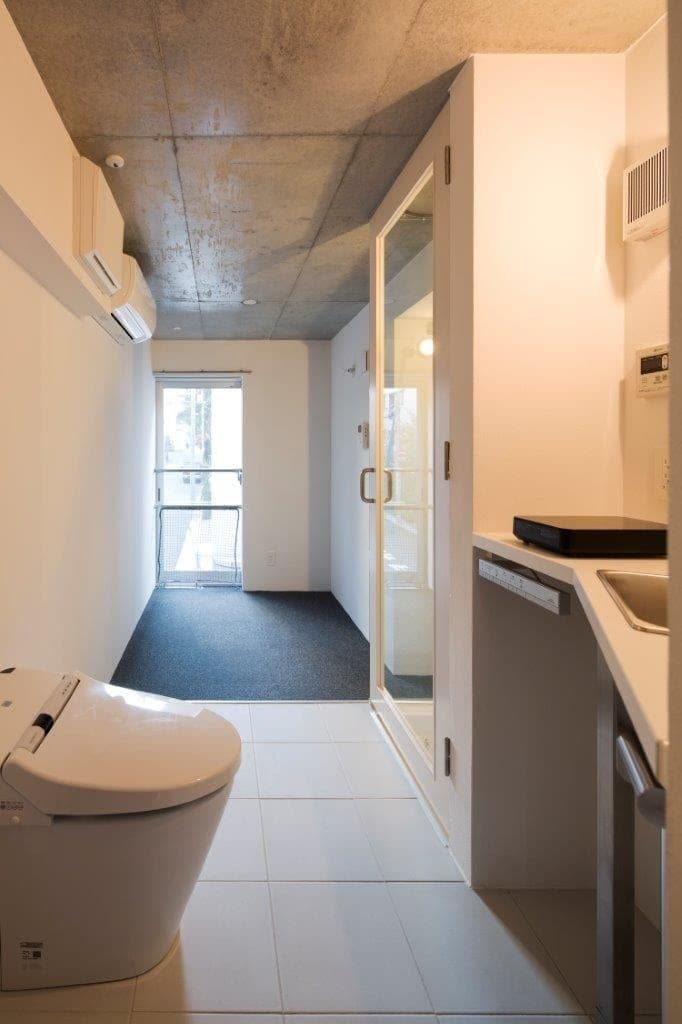 水回りは1箇所に集約されている