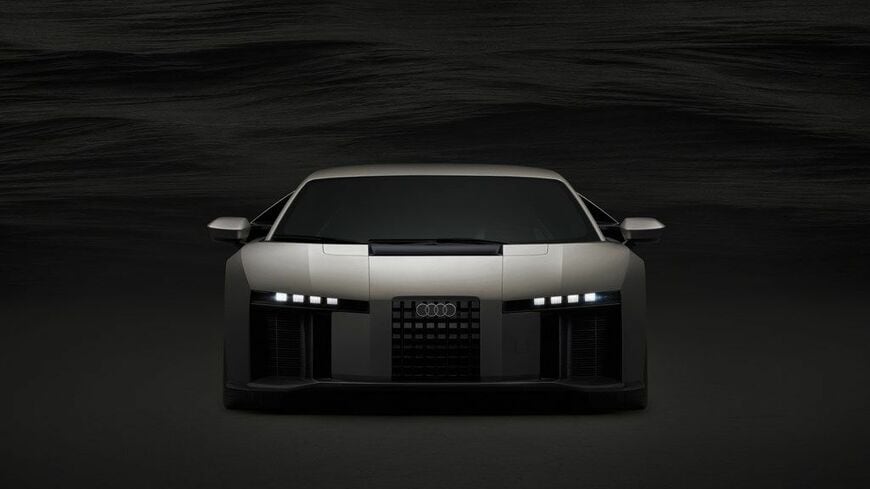 アウディが発表した新型スーパースポーツカー「ヌヴォラーリ（Nuvolari）」（写真：AUDI AG）
