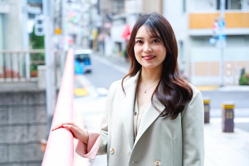 2013年のミス青山コンテストで準グランプリに輝き、現在は一般企業で会社員として働いている中山 柚希（写真：筆者撮影）