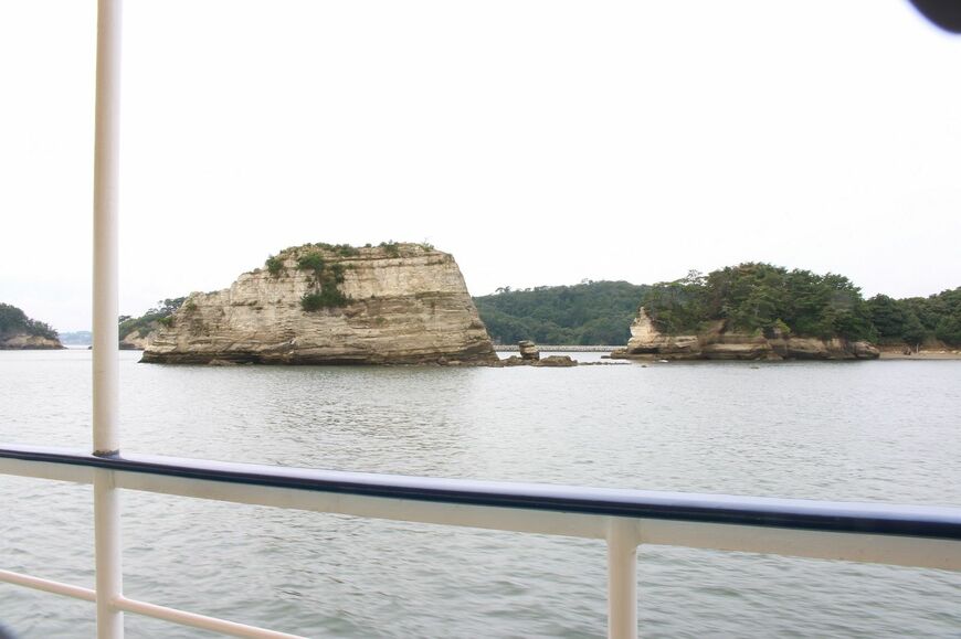 塩釜市営汽船からの風景（筆者撮影）