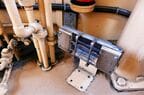 運転席の足元の暖房機器