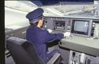 WIN350の運転室内