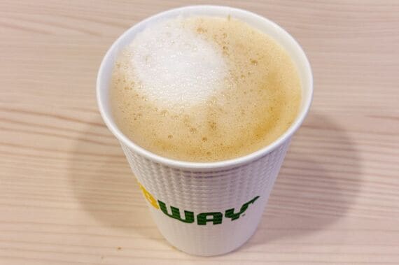 サブウェイ ホットカフェラテ