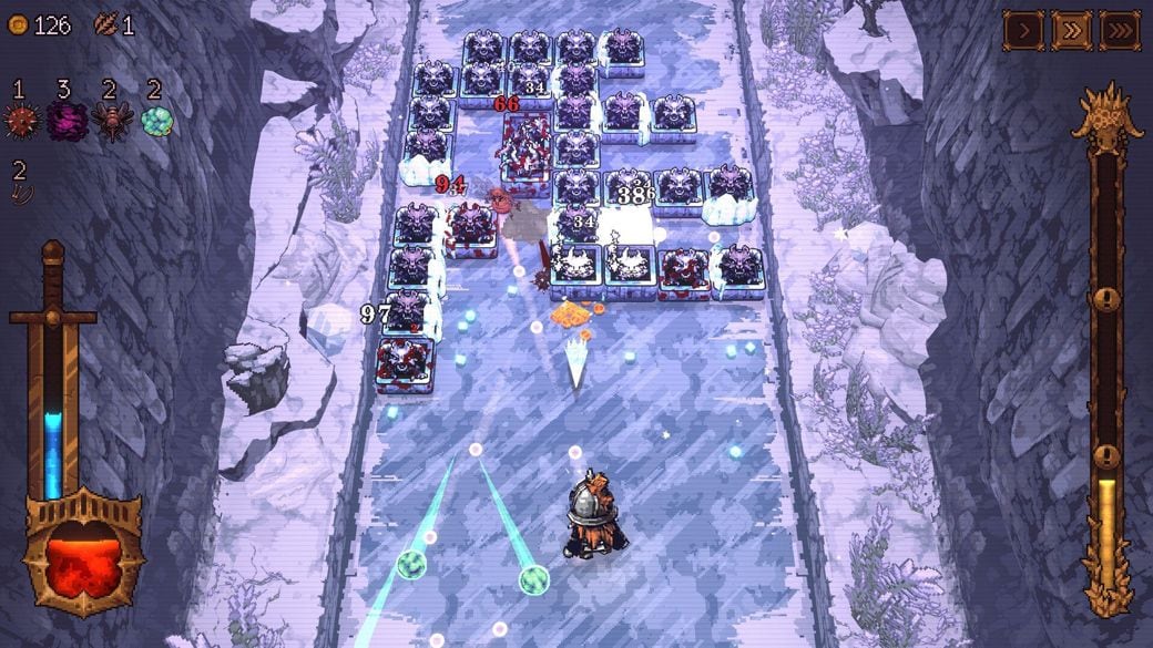 ローグライト好きに刺ささるタイトル『BALL x PIT』。ブロック崩しそのものより、ローグライトのほうがメインディッシュだ（画像：Steamより）