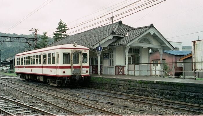 京福電鉄の東古市駅（現・えちぜん鉄道永平寺口駅）
