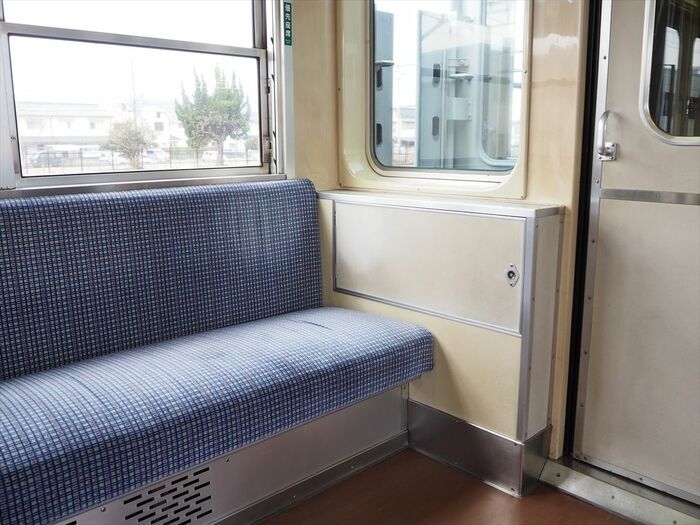 3101号の車端部。増結用の予定だったためこの部分に