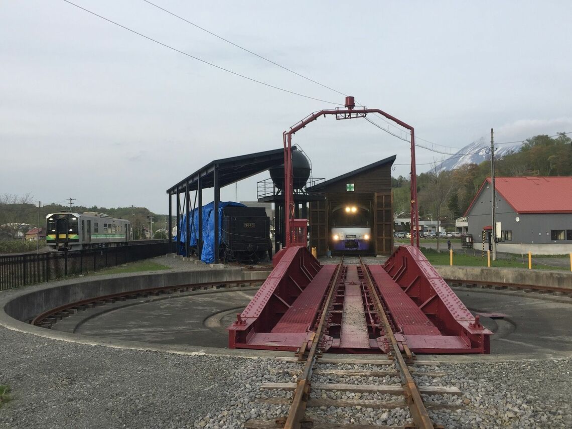 ニセコ駅構内（筆者撮影）