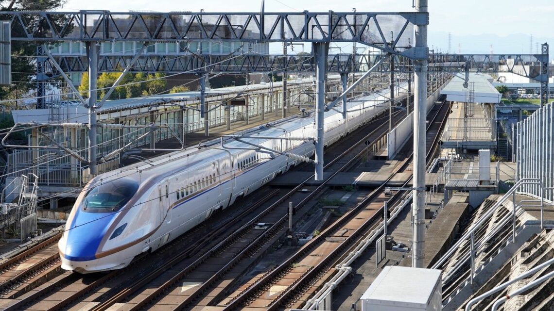 本庄早稲田駅 上越新幹線 とき