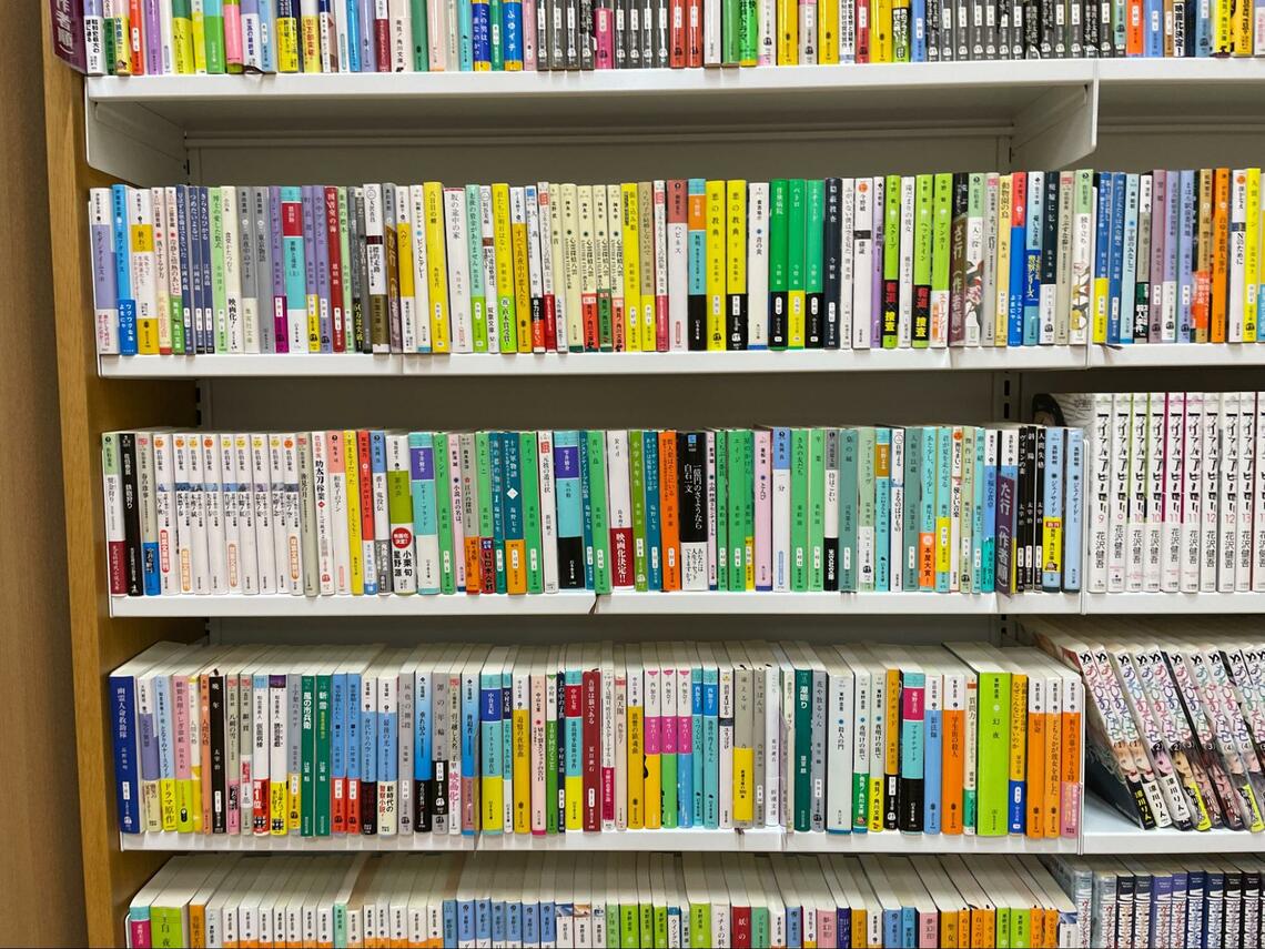 文庫の棚