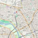 田園調布駅付近の地図