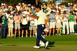 優勝を決め、ゴルフの歴史に名を刻んだ松山。TBSテレビ『バース・デイ』は毎週土曜午後5時から放送（写真：TBSテレビ）