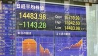日経平均は､天井をつけてしまったのか？ 5月22日の終値､1万5627円は抜けないかも