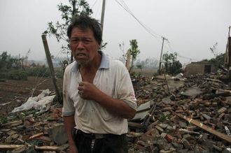 中国東部で竜巻、78人死亡し500人負傷
