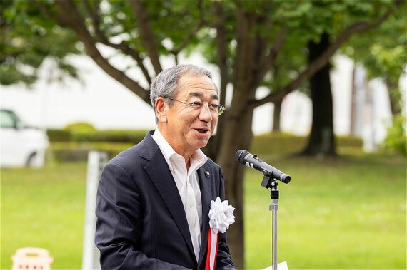 伊那市長の白鳥 孝さん