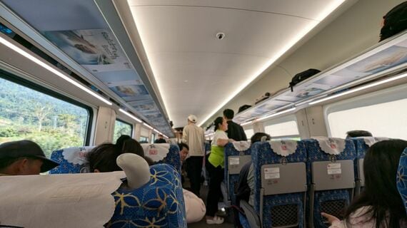 ルアンパバーン行きの列車