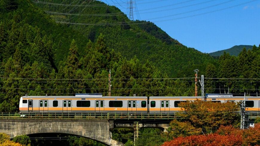 青梅線 秋