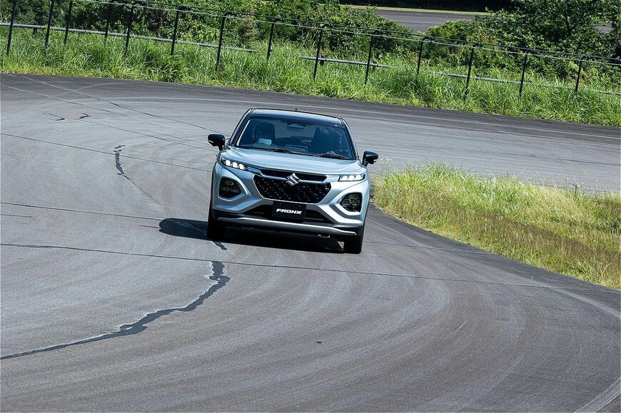 スズキ新型SUV「フロンクス（プロトタイプ）」のディテール（写真：三木宏章）