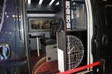 スター・ウォーズの世界観が広がるトイファクトリーのキャンピングカー「ダビンチ6.0＜スター・ウォーズ＞エディション」（筆者撮影）