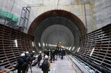 リニア中央新幹線第一首都圏トンネルの工事現場＝2024年（撮影：尾形文繁）