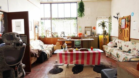 根岸さんの居住スペース