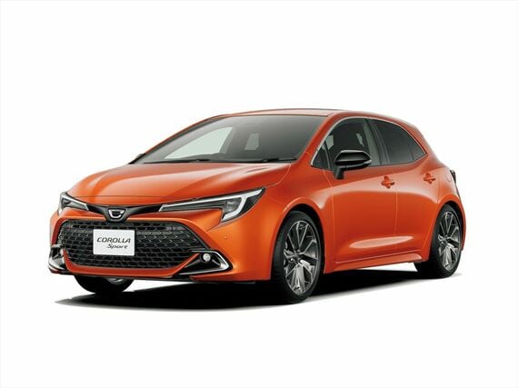 その名の通り、走りの良さを強調する「カローラ スポーツ」(写真:トヨタ自動車)