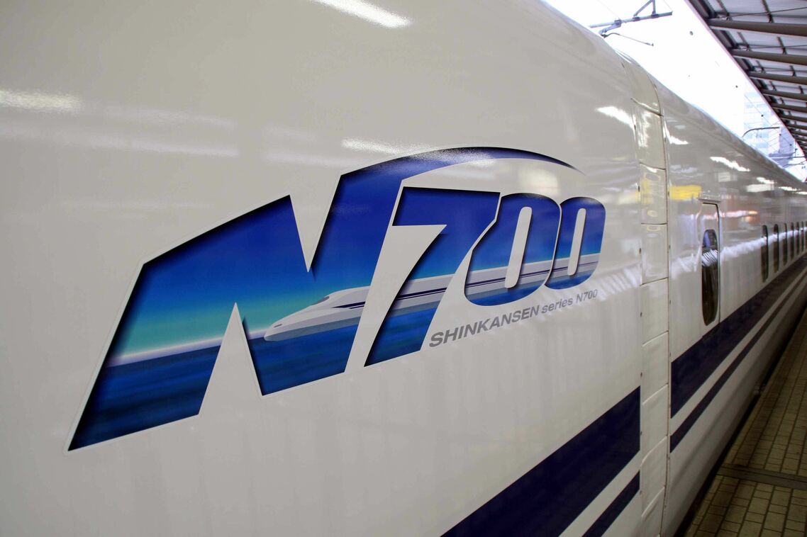 N700系の試乗会列車