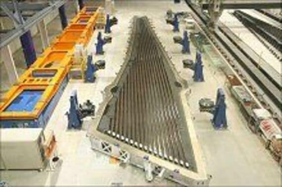 三菱重工業がボーイング７８７向け主翼製造工程など、「名航」心臓部を公開