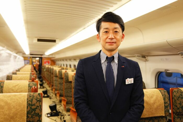 プロジェクトの指揮をとったJR九州の 宮﨑龍一さん