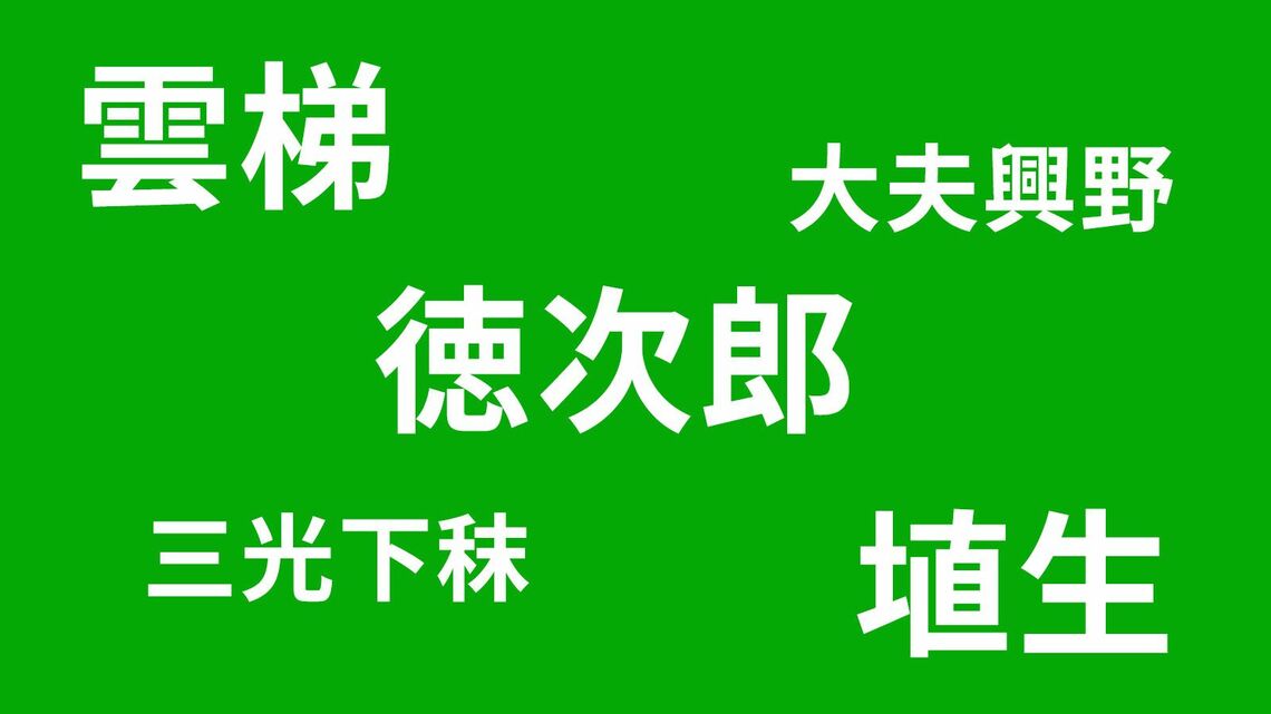 読める 雲梯 徳次郎 埴生 増える 難読ic 東洋経済オンライン 深読み 読売新聞オンライン