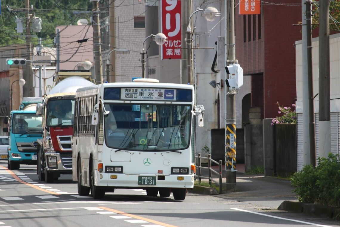 垂水港行きのバス